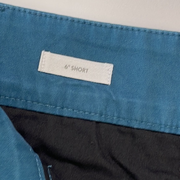 Loft 6” Teal Cotton Shorts Size 6 - Picture 6 of 10